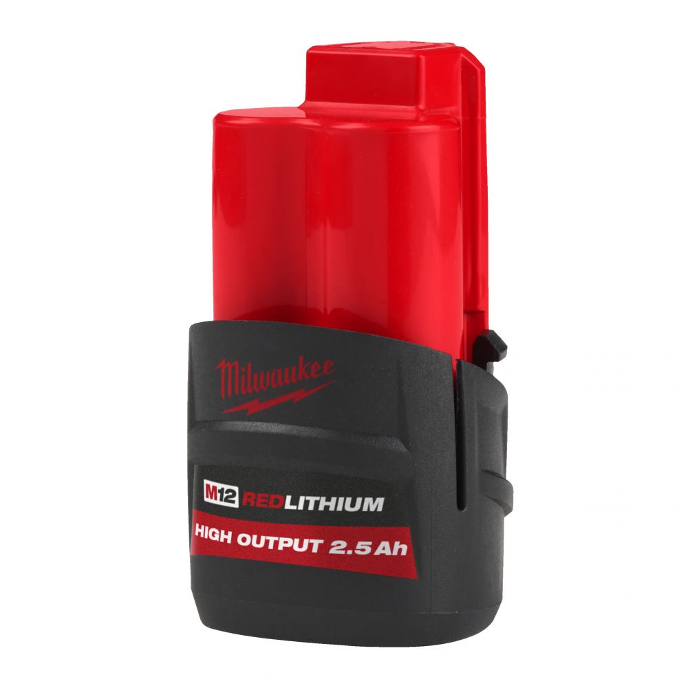Milwaukee - High Output 2,5-Ah-Akku M12 (M12 HB2.5) M12 HB2.5